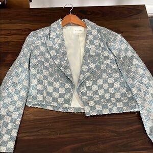 Silver Sequin Women's Jacket